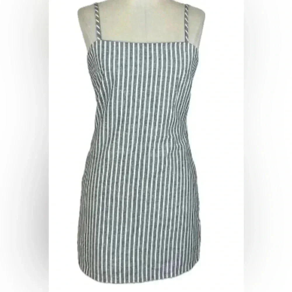 Princess Polly Missing Soul striped mini dress size 8